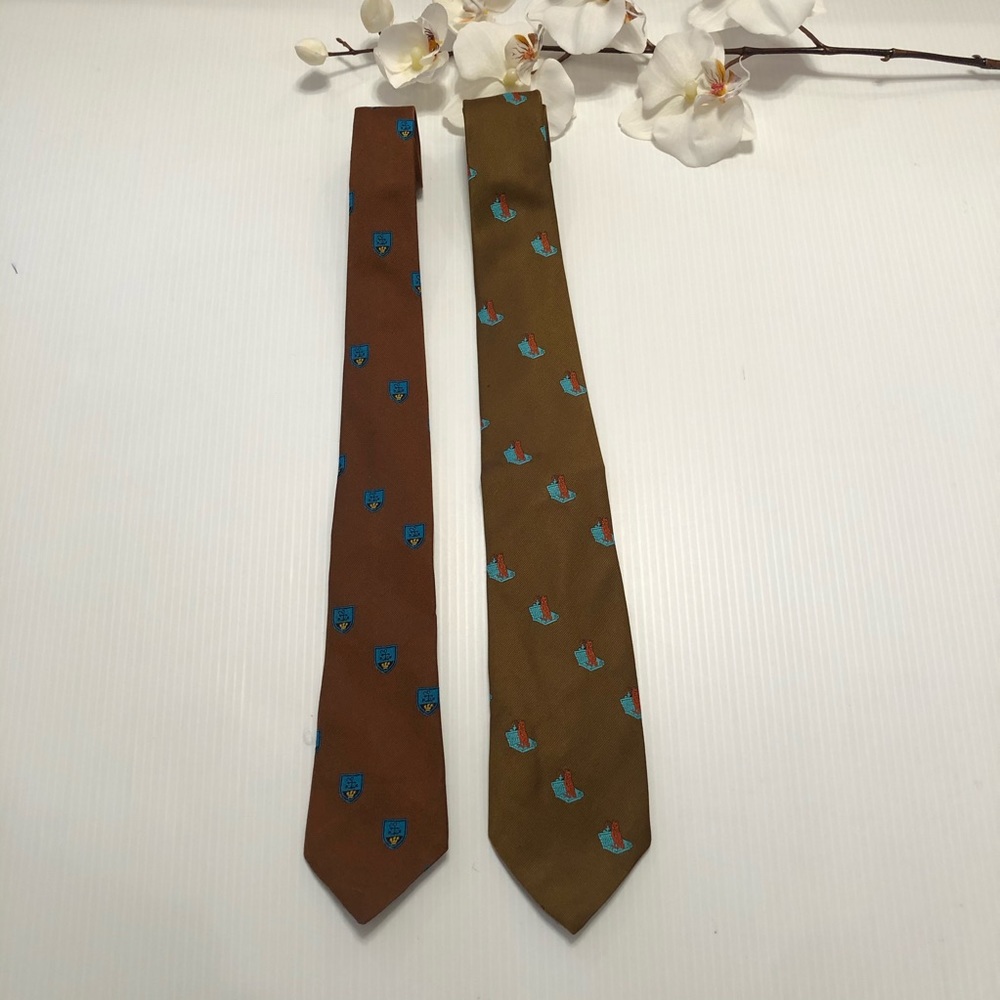 Men’s Vintage Regalon Ties Size 54 X 2.75